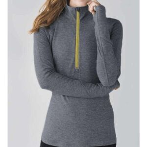 LULULEMON ATHLETICA Race Your Pace 1/2 Zip Pullover Size 6